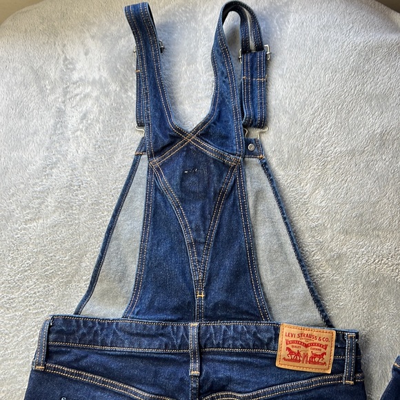 Levi's Denim Overalls Blue Size Small - Picture 4 of 10